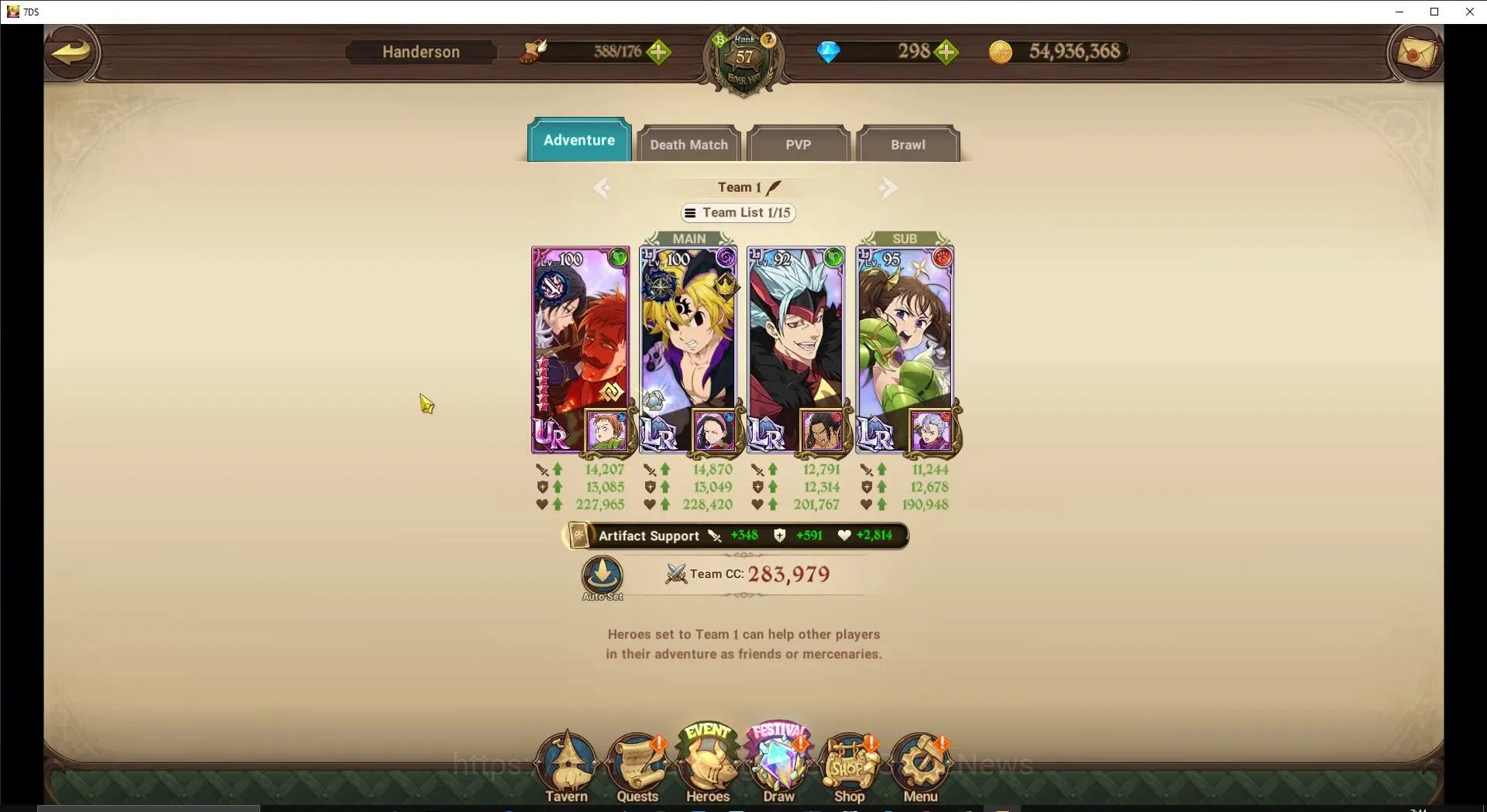 The Seven Deadly Sins: Grand Cross Accounts ASIA|2,2M CC|298 DM+50 LS|5 LR+8 UR|NMeli5/6,QDian image 8