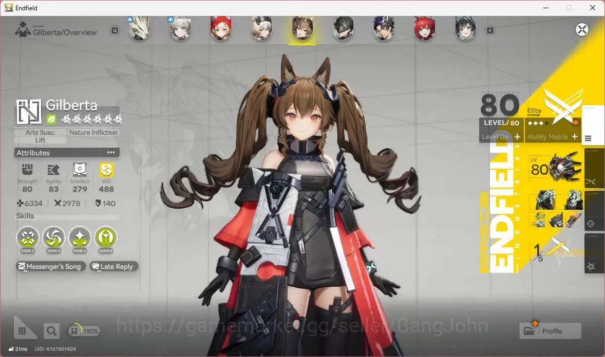 Arknights: Endfield Accounts ASIA | Lv 58 | 3 Limit+3 Sign|Limit (Zhuang Fangyi image 11