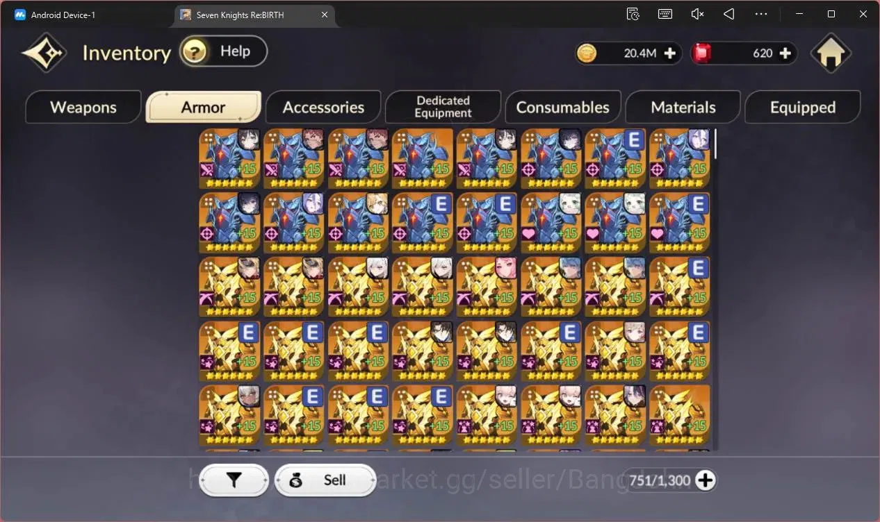 Seven Knights Re:Birth Accounts Global |3 EX7 (Gelidus TC2,Melia TC1,Juri)|26 TC6( image 6