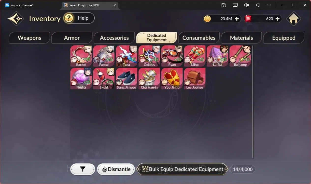 Seven Knights Re:Birth Accounts Global |3 EX7 (Gelidus TC2,Melia TC1,Juri)|26 TC6( image 8