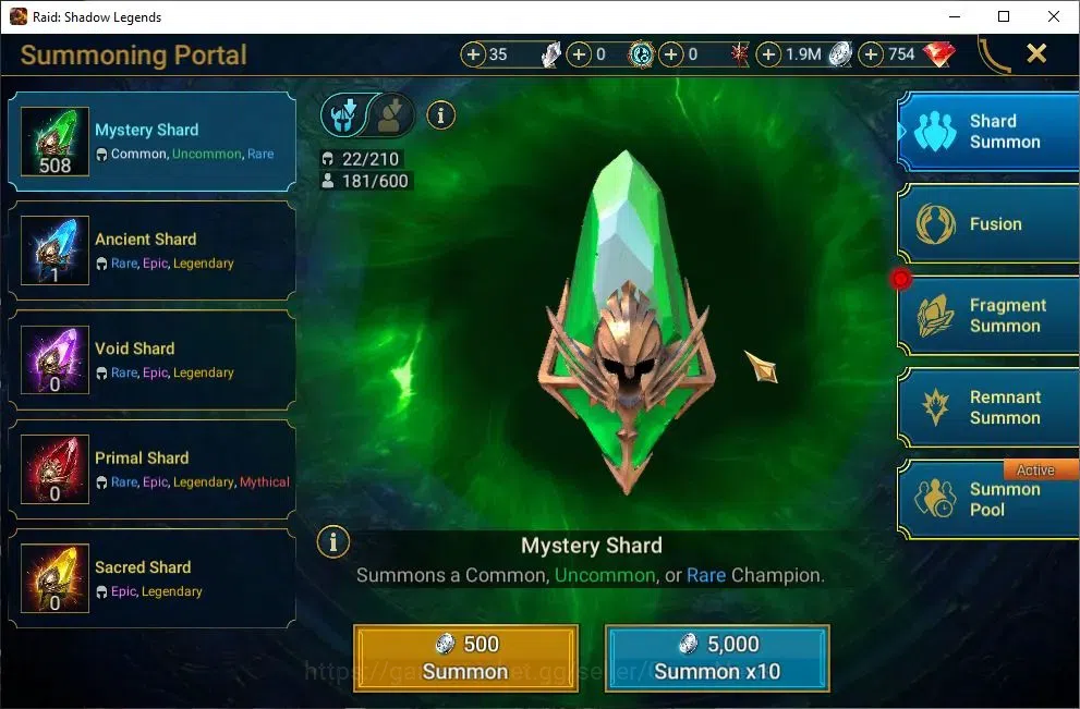 Raid: Shadow Legends Accounts Lv 18|361K Power|1 Mythical (Androc)|16 Legendary( image 13