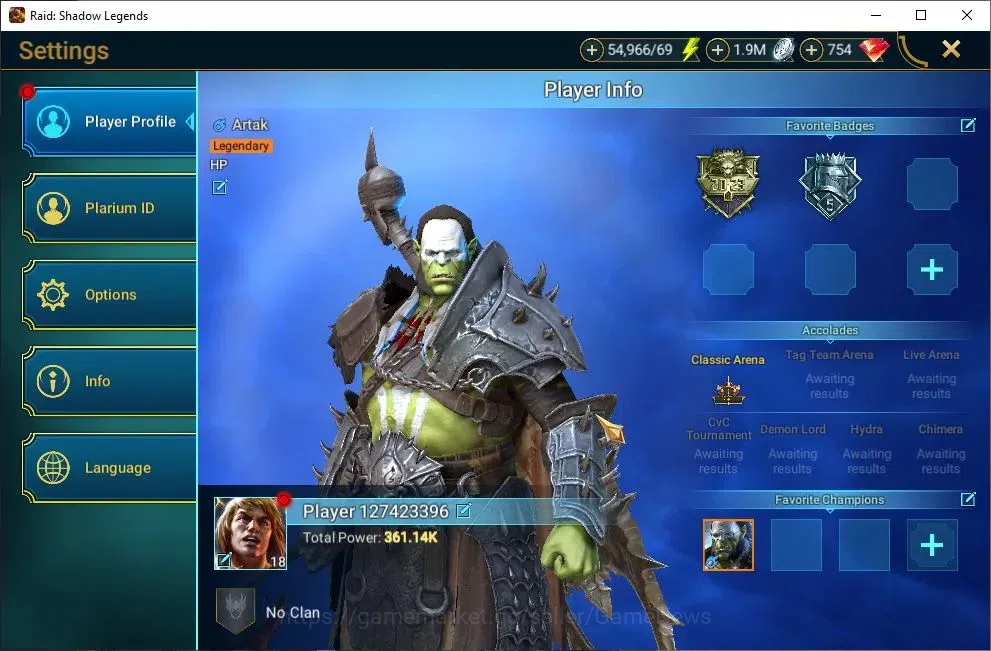 Raid: Shadow Legends Accounts Lv 18|361K Power|1 Mythical (Androc)|16 Legendary( image 2