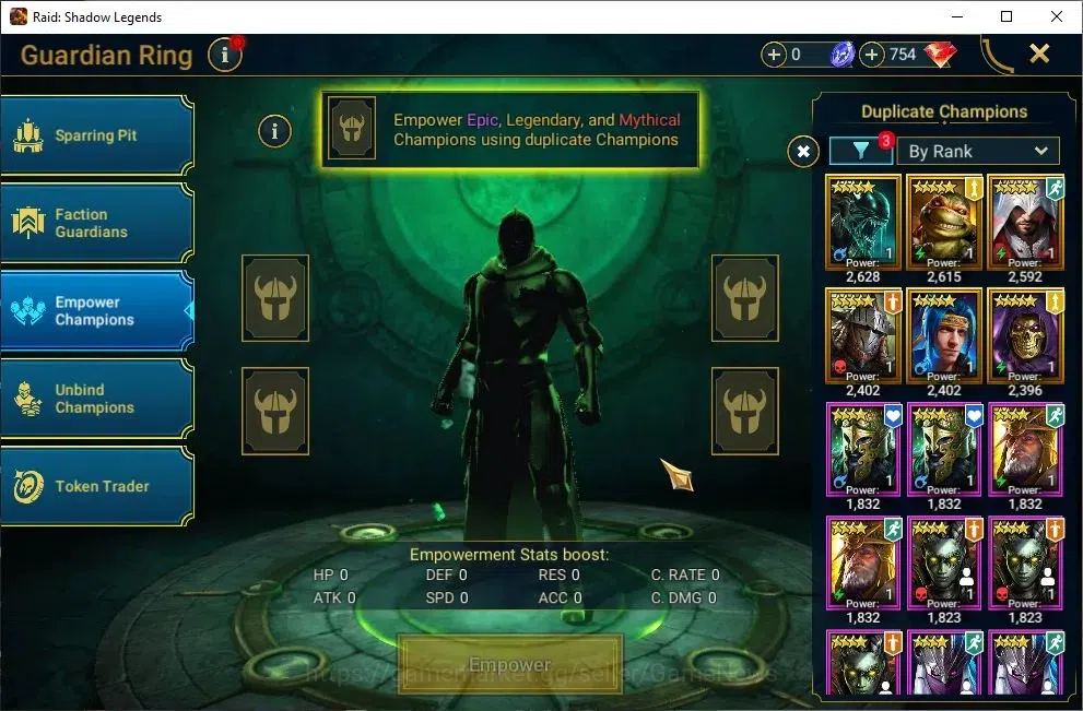 Raid: Shadow Legends Accounts Lv 18|361K Power|1 Mythical (Androc)|16 Legendary( image 7
