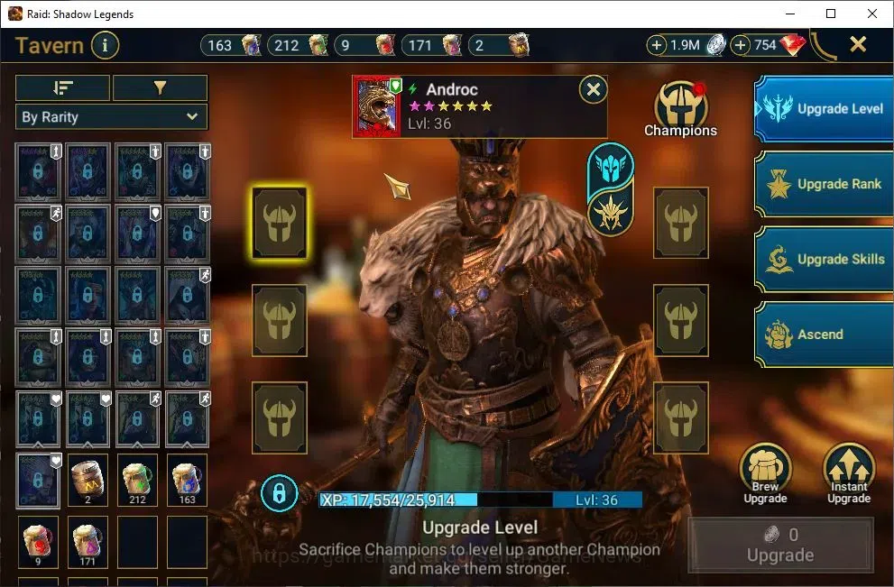 Raid: Shadow Legends Accounts Lv 18|361K Power|1 Mythical (Androc)|16 Legendary( image 9