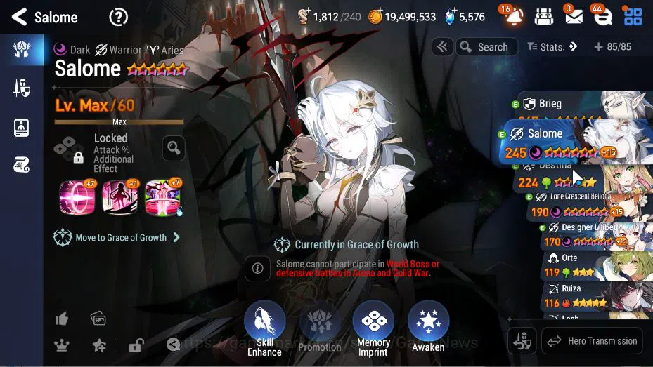Epic Seven Accounts GLOBAL Unverif|NewEra|4 ML(Salome,DLilibet, LC Bel image 2