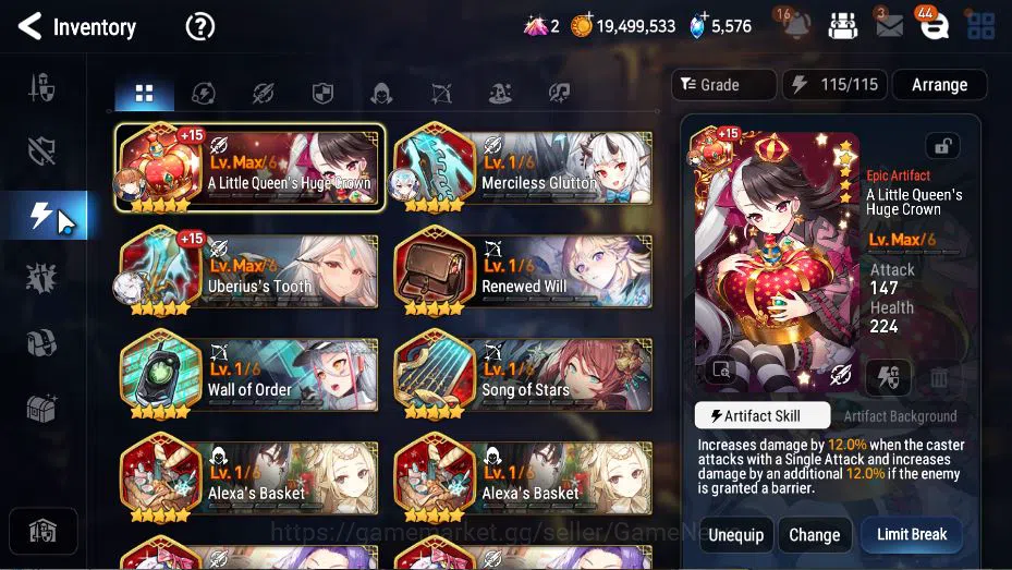 Epic Seven Accounts GLOBAL Unverif|NewEra|4 ML(Salome,DLilibet, LC Bel image 8