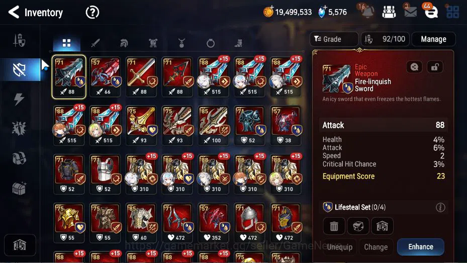 Epic Seven Accounts GLOBAL Unverif|NewEra|4 ML(Salome,DLilibet, LC Bel image 9