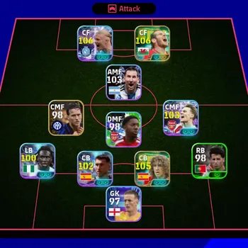 eFootball Accounts High-End Mobile |PW 3129|Epic Bale Puyol Rooney Aubameyang,Shwt Haaland Odegaard Yamal,etc|Coach