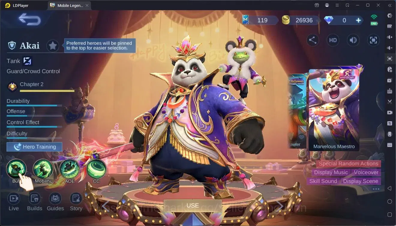 Mobile Legends: Bang Bang Accounts Global|Hero 131|Skin 239|Renowned|CC Natalia|Lucky image 1