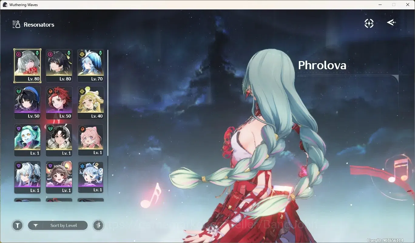 Wuthering Waves Accounts Starter SEA|UL 53|Rank 6|3 Char Limited [Phrolova Rc4]+Sign,Shorekeeper,Rebecca | Mc Female 2