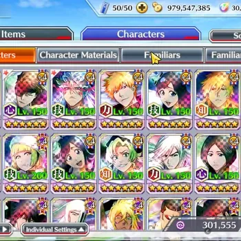 Bleach: Brave Souls Accounts Starter Global|30K Orb|Fresh All Story|TYBW26 Robert,Aizen,Gisele,11th GrimJow,New Ichigo,10th