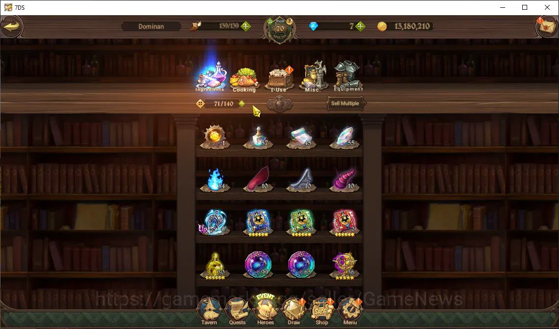 The Seven Deadly Sins: Grand Cross Accounts Global|1,4 M CC|Chapter 5|1 LR + 4 UR| Helbram, Me image 12