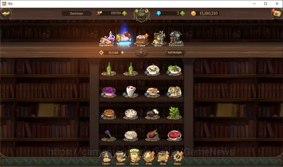 The Seven Deadly Sins: Grand Cross Accounts Global|1,4 M CC|Chapter 5|1 LR + 4 UR| Helbram, Me image 13