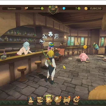The Seven Deadly Sins: Grand Cross Others Global|1,4 M CC|Chapter 5|1 LR + 4 UR| Helbram, Me image 1