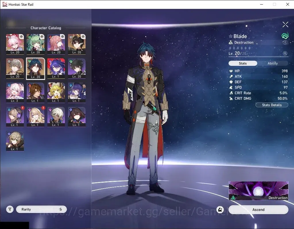 Honkai Star Rail Accounts Asia|TL 9|1 Golden Comp|5 distinct 5-star units: E image 8