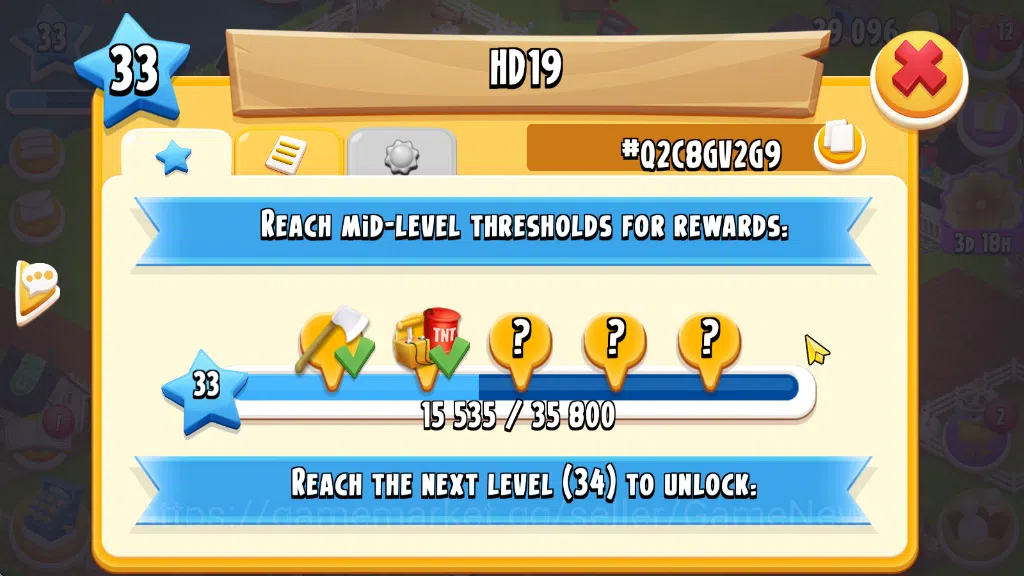 Hay Day Accounts Lvl 33 | Barn Storage 1050 - Silo Storage 525 | 39 image 5