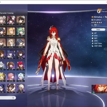 Honkai Star Rail Accounts Others Asia|TL 67|2 Team Prem|10 Limited|Mortenax Blade E5|(HimeNova,Gilgamesh)+Sign Huohuo