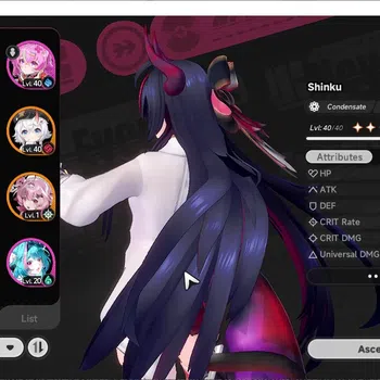 Neverness to Everness Accounts Global SEA|HL 29|TL 19|7 SSR 2 Limit [Shinku,Chaos],SakiriA1,BaicangA1|3 Glider|Male MC|Log