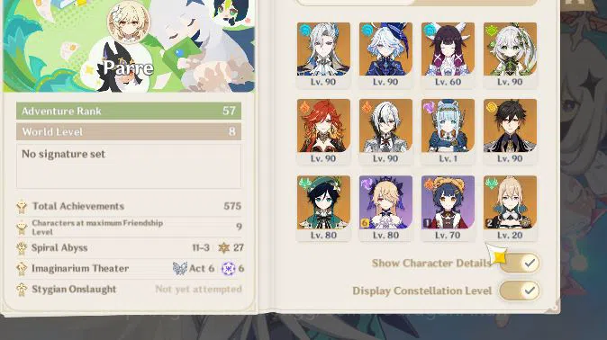 Genshin Impact Accounts ASIA |AR 56|4 Limited + 4(*5Weapon) |Neuvil+C3+Sin image 2