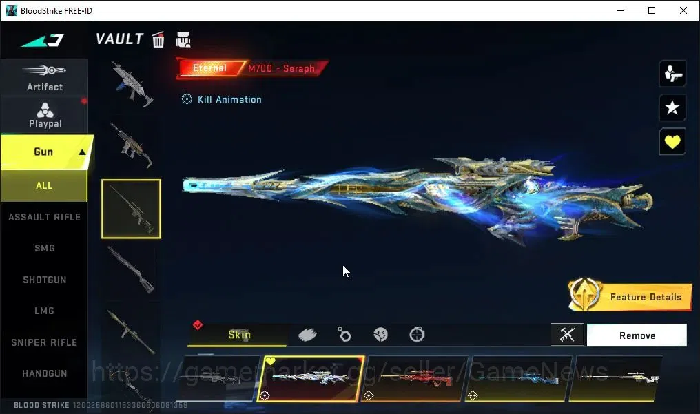 Blood Strike Accounts ASIA|7 ETERNAL[ZERO,Melee Claymore,Kar98k Lv4,M700 image 10
