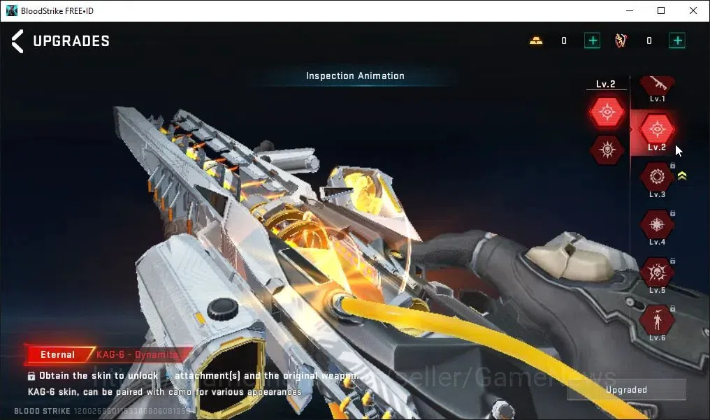 Blood Strike Accounts ASIA|7 ETERNAL[ZERO,Melee Claymore,Kar98k Lv4,M700 image 12