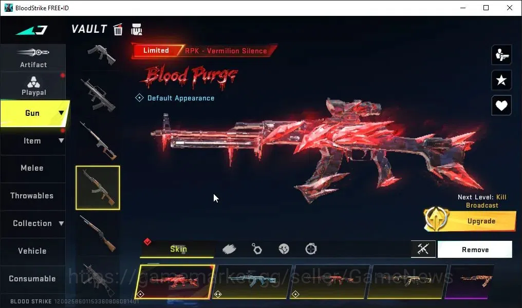Blood Strike Accounts ASIA|7 ETERNAL[ZERO,Melee Claymore,Kar98k Lv4,M700 image 18