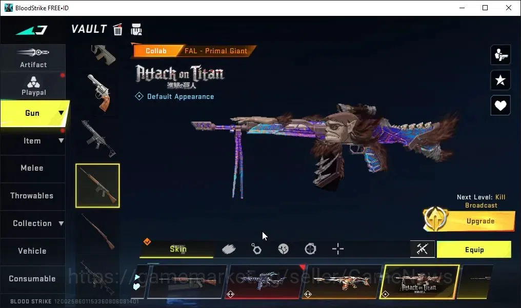 Blood Strike Accounts ASIA|7 ETERNAL[ZERO,Melee Claymore,Kar98k Lv4,M700 image 20