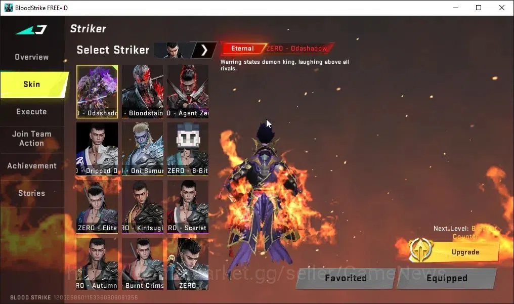 Blood Strike Accounts ASIA|7 ETERNAL[ZERO,Melee Claymore,Kar98k Lv4,M700 image 3