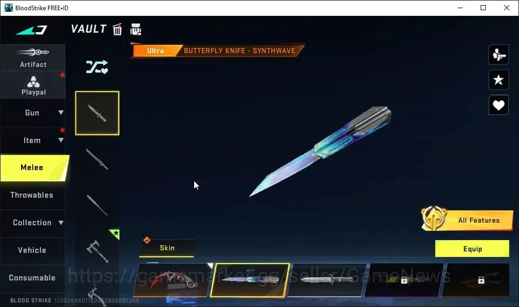 Blood Strike Accounts ASIA|7 ETERNAL[ZERO,Melee Claymore,Kar98k Lv4,M700 image 7