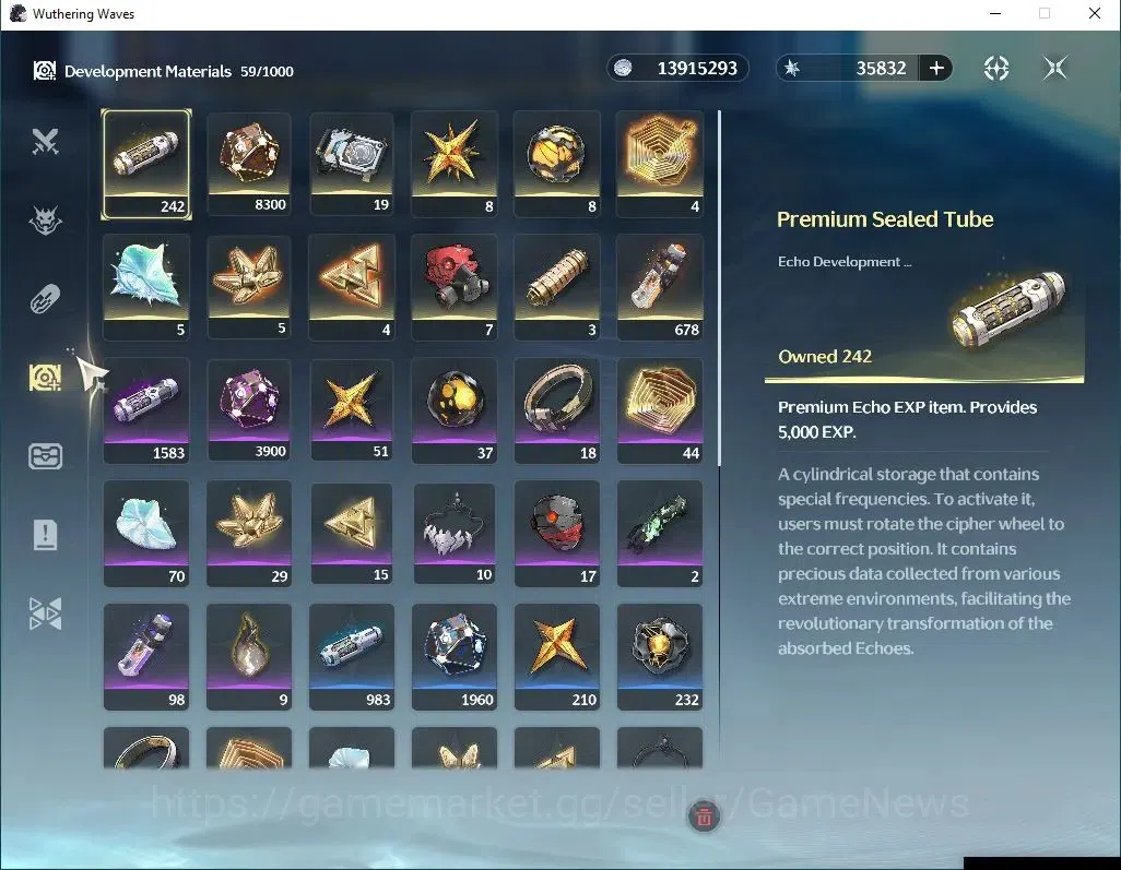 Wuthering Waves Accounts NA | UL 47 | 35K Astrite, 60 Coral | 2 Limited | D image 7