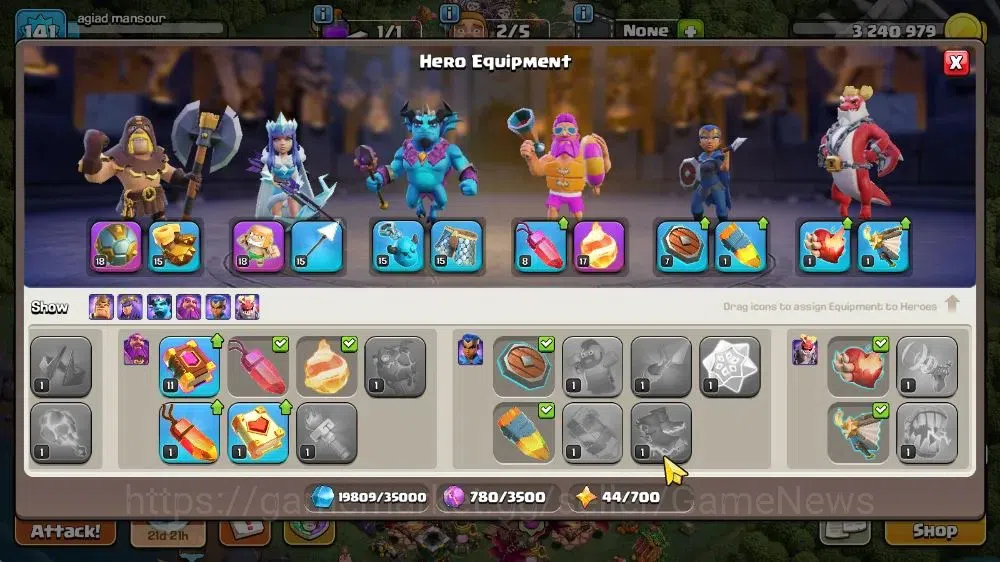Clash of Clans Accounts TH 16-BH 8|LV 141|HH 9|BK 75,AQ 75,GW 49,MP 48,RC  image 10
