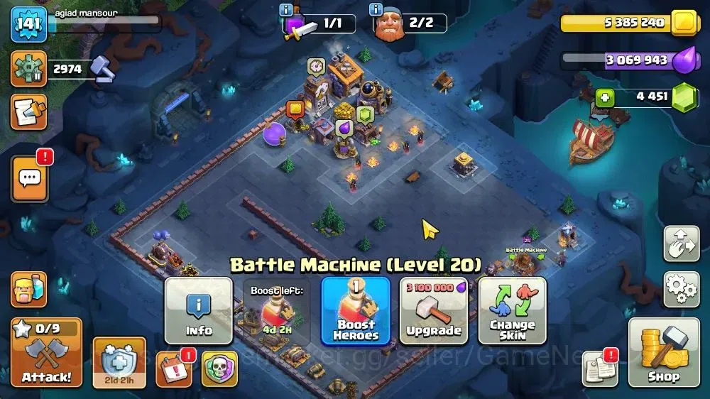 Clash of Clans Accounts TH 16-BH 8|LV 141|HH 9|BK 75,AQ 75,GW 49,MP 48,RC  image 5
