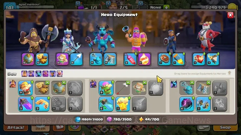 Clash of Clans Accounts TH 16-BH 8|LV 141|HH 9|BK 75,AQ 75,GW 49,MP 48,RC  image 9