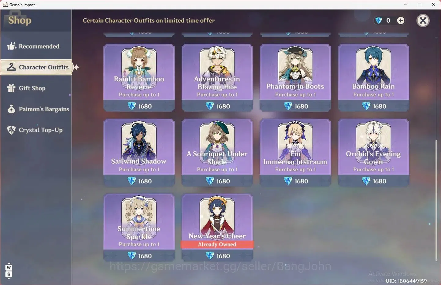 Genshin Impact Accounts ASIA |AR 52|4 Limit+4 Std|Limit(R.Shogun,Varesa,Xi image 15