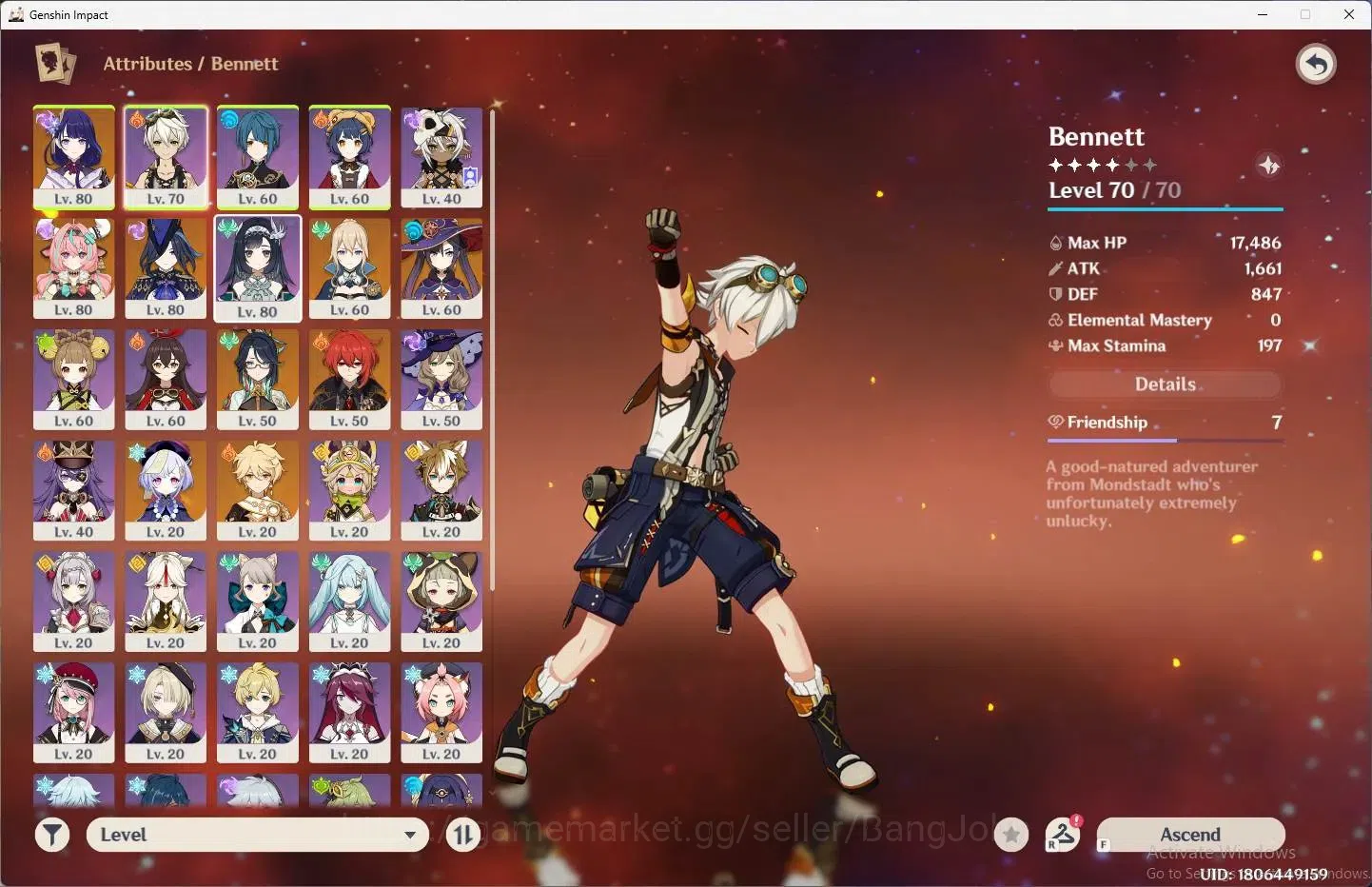 Genshin Impact Accounts ASIA |AR 52|4 Limit+4 Std|Limit(R.Shogun,Varesa,Xi image 2