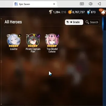 Epic Seven Accounts Starter Global unver|Fresh starter 3ML(Lisette,PC Flan,TMLuluca,etc)|PoH+Bless ON|Gold,103|theater