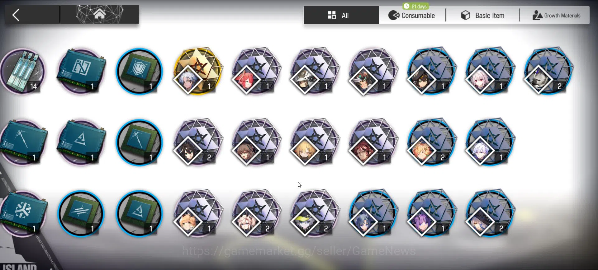 Arknights Accounts Lv 24|51 OP + 1 Skin| Starter | Wis'adel + 74520 O image 9