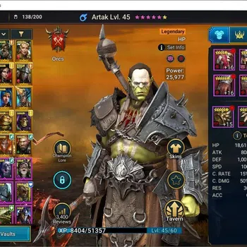 Raid: Shadow Legends Accounts Mid-Game Lv 24 772K Power|20 Legend
