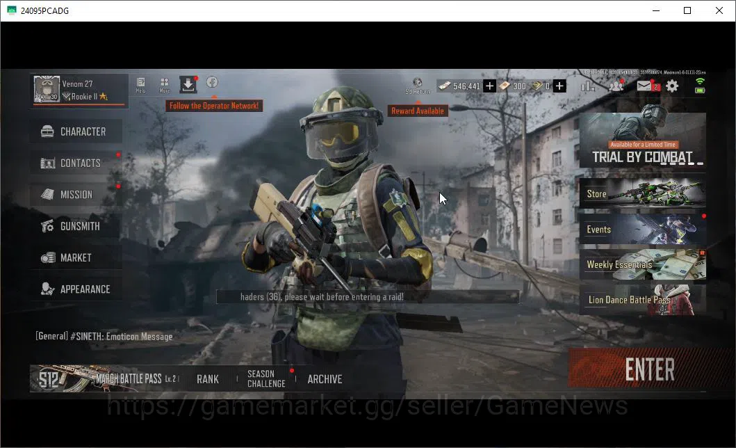 Arena Breakout Mid-Tier MOBILE Lv30|SV 37M|CV 19M|Battle Machete|Koi LR-AR image 1