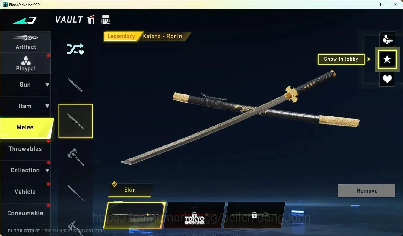 Blood Strike Accounts Asia | Starter Melee Katana|Ultra UMP45|2 Legendar image 7
