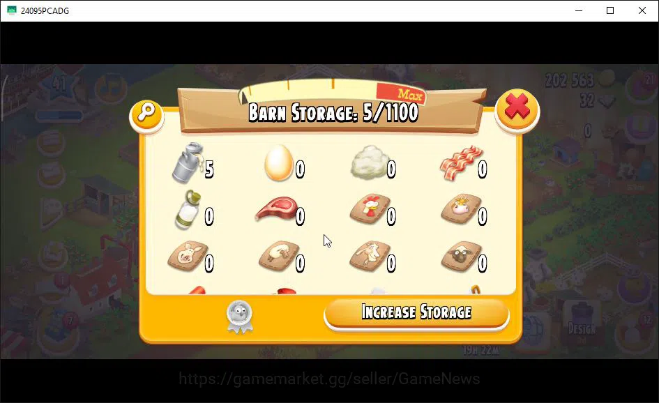 Hay Day Accounts Level 41 | Barn Storage 1100 + Silo Storage 650 |  image 13