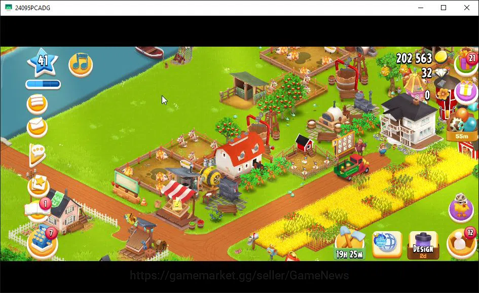 Hay Day Accounts Level 41 | Barn Storage 1100 + Silo Storage 650 |  image 2