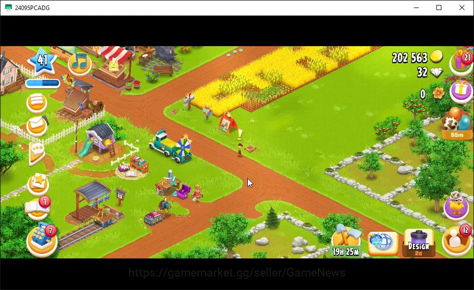 Hay Day Accounts Level 41 | Barn Storage 1100 + Silo Storage 650 |  image 3