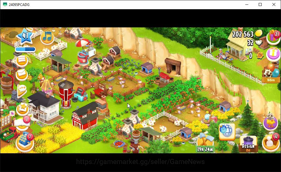 Hay Day Accounts Level 41 | Barn Storage 1100 + Silo Storage 650 |  image 4