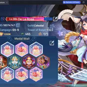 Mobile Legends: Adventure Accounts Global | LV 384 | 1393M Power | Camp 69-9 | VIP 10 | 13 Nexus|74 Awakening|Hero 323|4