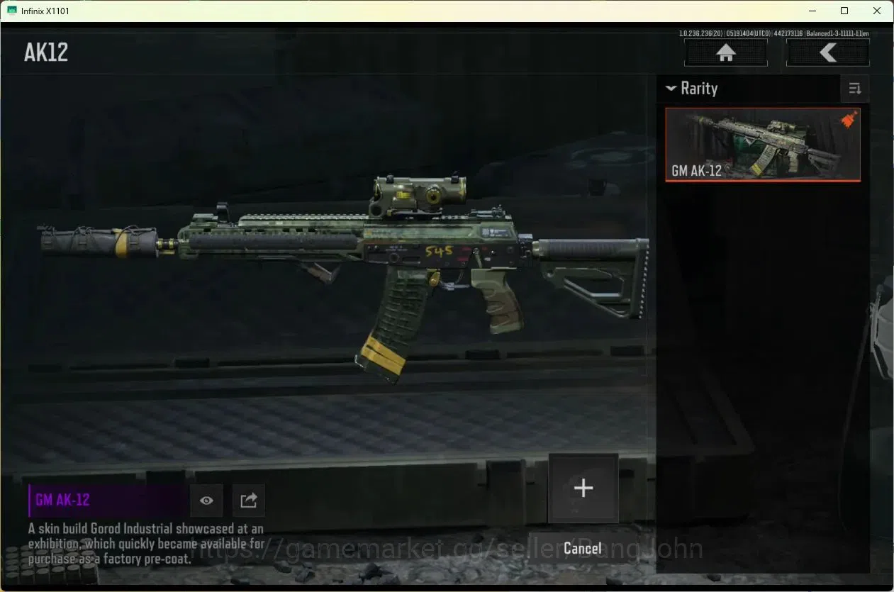 Arena Breakout Accounts Mobile | | LV 23 | SV 5.9 M | CV 5.06 M | GM AK-12 image 3