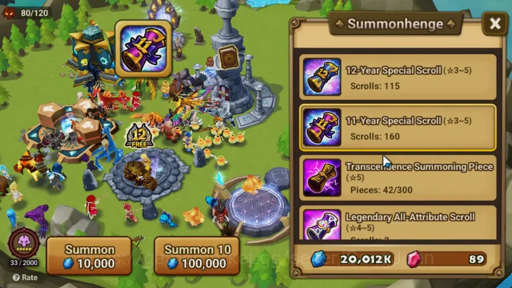 Summoners War: Sky Arena Accounts GLOBAL | NB 5 TESHAR,Starter Gacha 115 12Y+160 11Y image 1