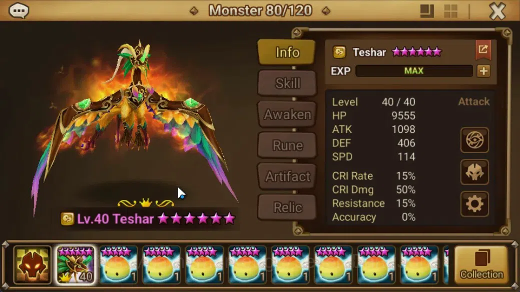 Summoners War: Sky Arena Accounts GLOBAL | NB 5 TESHAR,Starter Gacha 115 12Y+160 11Y image 4