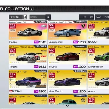 Racing Master Accounts SEA|Lv 32|2 PL Car(Zonda Cinque 11,Countach LP400 78) +2 MF Ghost (GT-R Nismo,Toyota GR Supra)+ 51