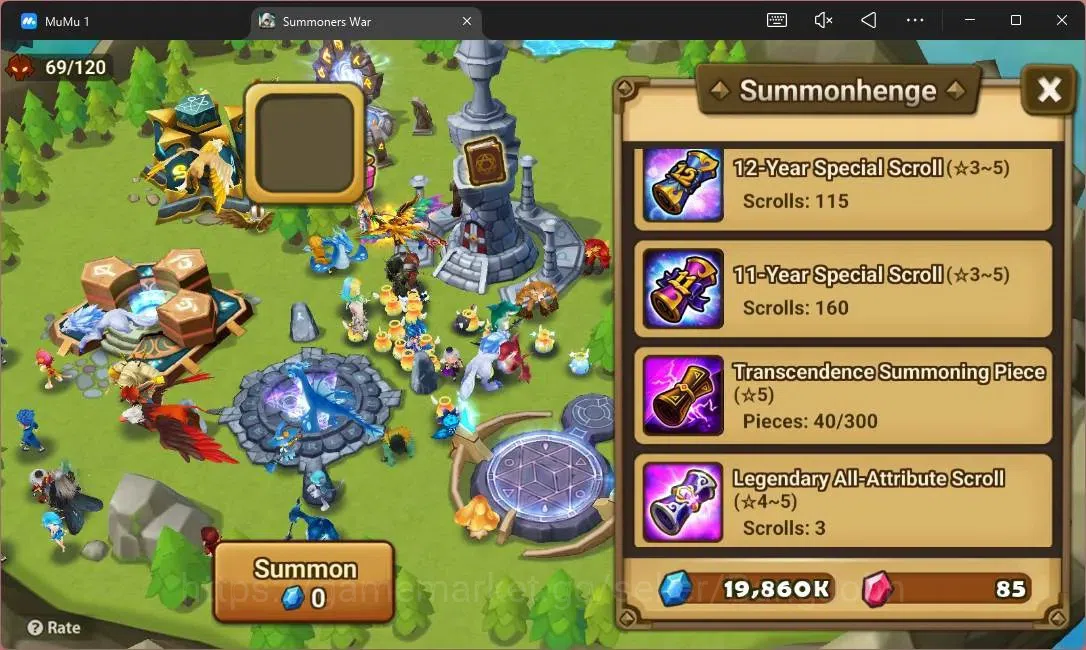 Summoners War: Sky Arena Accounts GLOBAL | NB 5 TESHAR,Starter Gacha 115 12Y+160 11Y image 3